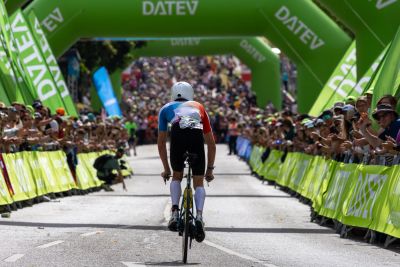 Bike course at the DATEV Challenge Roth featuring athletes