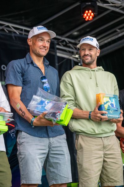 Award ceremony honoring the winners of DATEV Challenge Roth 2026