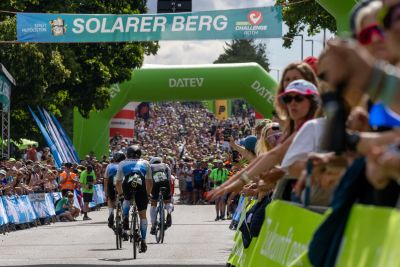 Bike course at the DATEV Challenge Roth featuring athletes