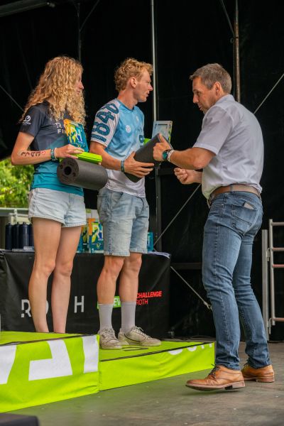 Award ceremony honoring the winners of DATEV Challenge Roth 2026