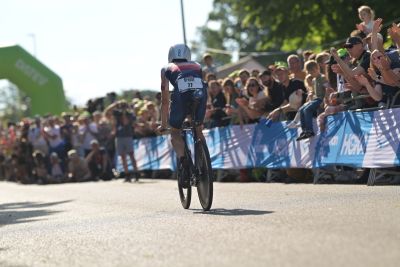 Bike course at the DATEV Challenge Roth featuring athletes