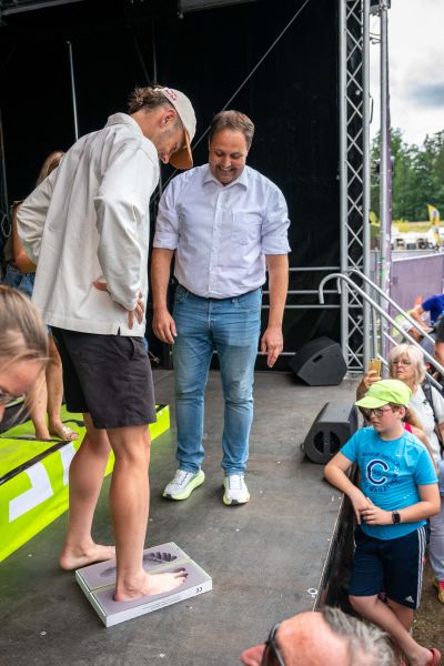 Award ceremony honoring the winners of DATEV Challenge Roth 2026