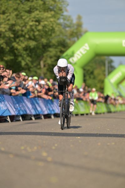 Bike course at the DATEV Challenge Roth featuring athletes