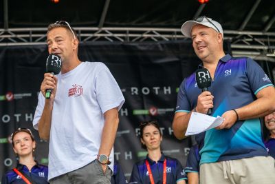 Award ceremony honoring the winners of DATEV Challenge Roth 2026