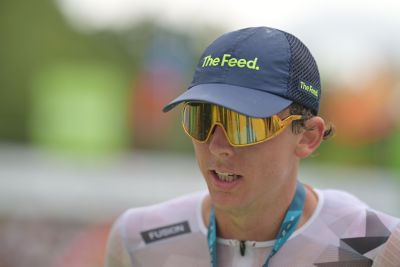 Athletes at the finish line of the 2026 DATEV Challenge Roth