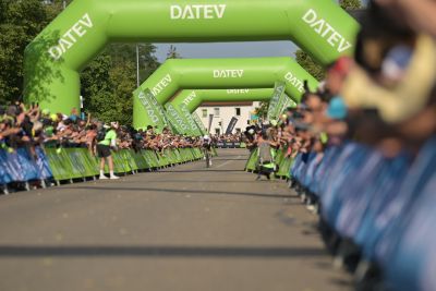 Bike course at the DATEV Challenge Roth featuring athletes