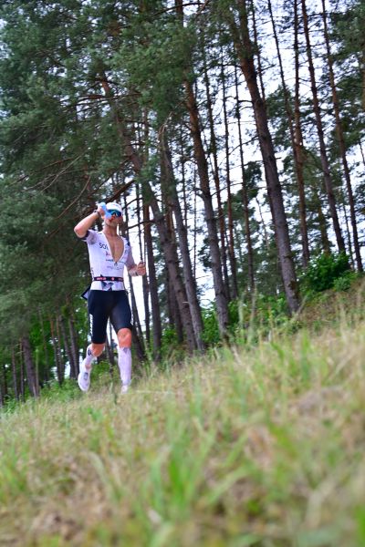 Athletes on the running course at the 2026 DATEV Challenge Roth
