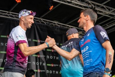 Award ceremony honoring the winners of DATEV Challenge Roth 2026