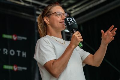 Award ceremony honoring the winners of DATEV Challenge Roth 2026