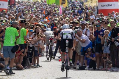 Bike course at the DATEV Challenge Roth featuring athletes