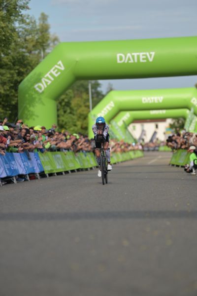 Bike course at the DATEV Challenge Roth featuring athletes