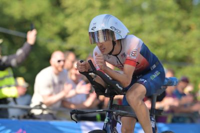 Bike course at the DATEV Challenge Roth featuring athletes