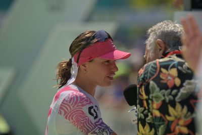 Athletes at the finish line of the 2026 DATEV Challenge Roth