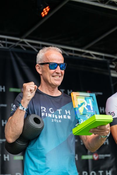Award ceremony honoring the winners of DATEV Challenge Roth 2026
