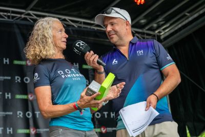 Award ceremony honoring the winners of DATEV Challenge Roth 2026
