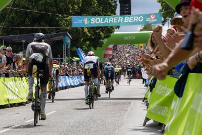 Bike course at the DATEV Challenge Roth featuring athletes