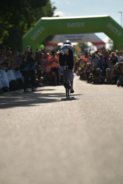 Bike course at the DATEV Challenge Roth featuring athletes