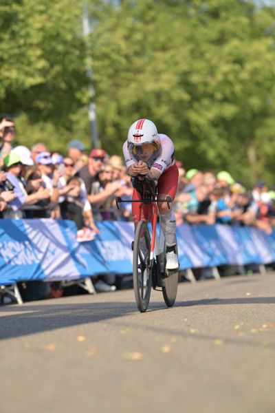 Bike course at the DATEV Challenge Roth featuring athletes