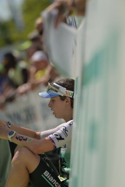 Athletes at the finish line of the 2026 DATEV Challenge Roth