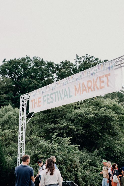 Banner "The Festival Market"