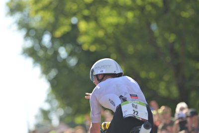 Bike course at the DATEV Challenge Roth featuring athletes