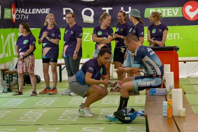 DATEV CHALLENGE ROTH 2025 RACE TTRANSITION AREA 2