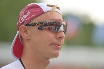 Athletes at the finish line of the 2026 DATEV Challenge Roth