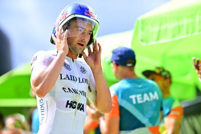 Transition Area 2 at the DATEV Challenge Roth with triathletes