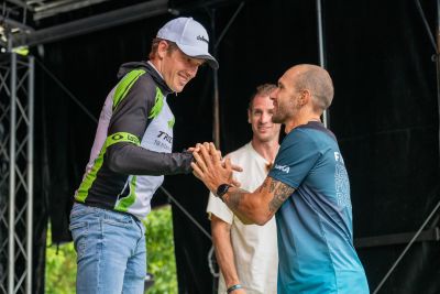 Award ceremony honoring the winners of DATEV Challenge Roth 2026
