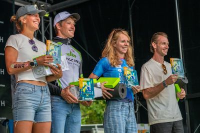 Award ceremony honoring the winners of DATEV Challenge Roth 2026