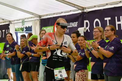 DATEV CHALLENGE ROTH 2025 RACE TTRANSITION AREA 2