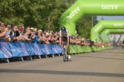 Bike course at the DATEV Challenge Roth featuring athletes
