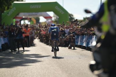 Bike course at the DATEV Challenge Roth featuring athletes