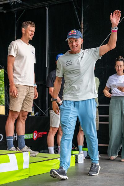 Award ceremony honoring the winners of DATEV Challenge Roth 2026