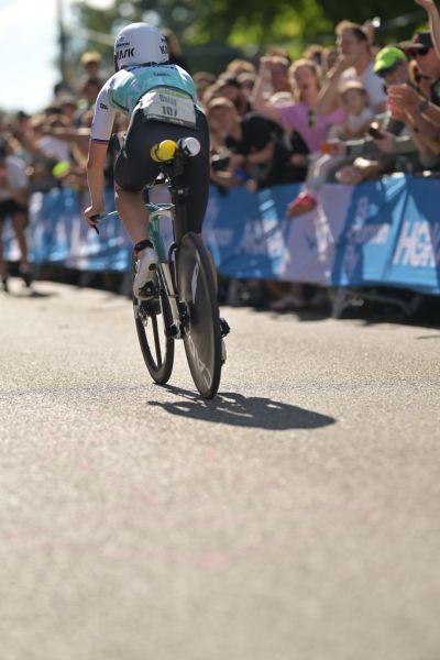 Bike course at the DATEV Challenge Roth featuring athletes