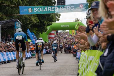 Bike course at the DATEV Challenge Roth featuring athletes