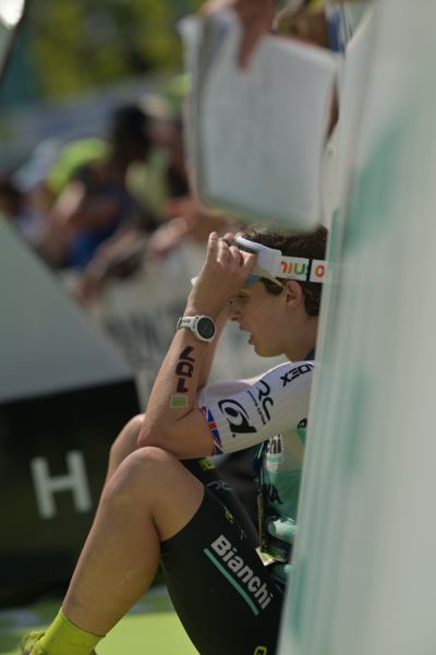 Athletes at the finish line of the 2026 DATEV Challenge Roth