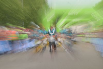 Bike course at the DATEV Challenge Roth featuring athletes