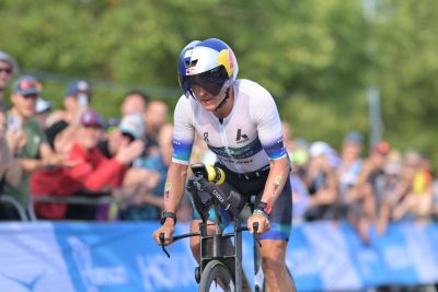 Bike course at the DATEV Challenge Roth featuring athletes