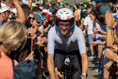 Bike course at the DATEV Challenge Roth featuring athletes