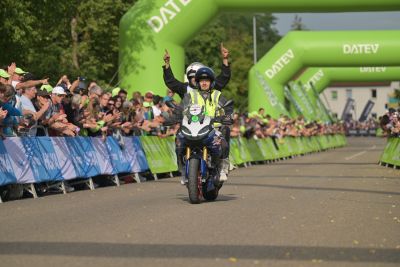 Bike course at the DATEV Challenge Roth featuring athletes