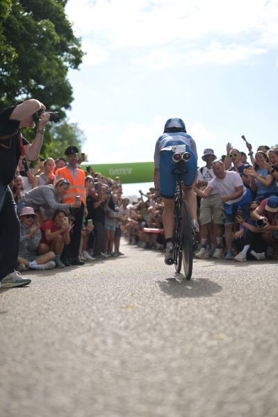 Bike course at the DATEV Challenge Roth featuring athletes