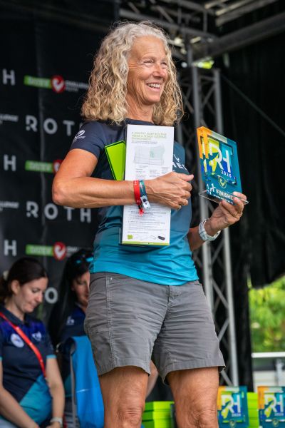 Award ceremony honoring the winners of DATEV Challenge Roth 2026